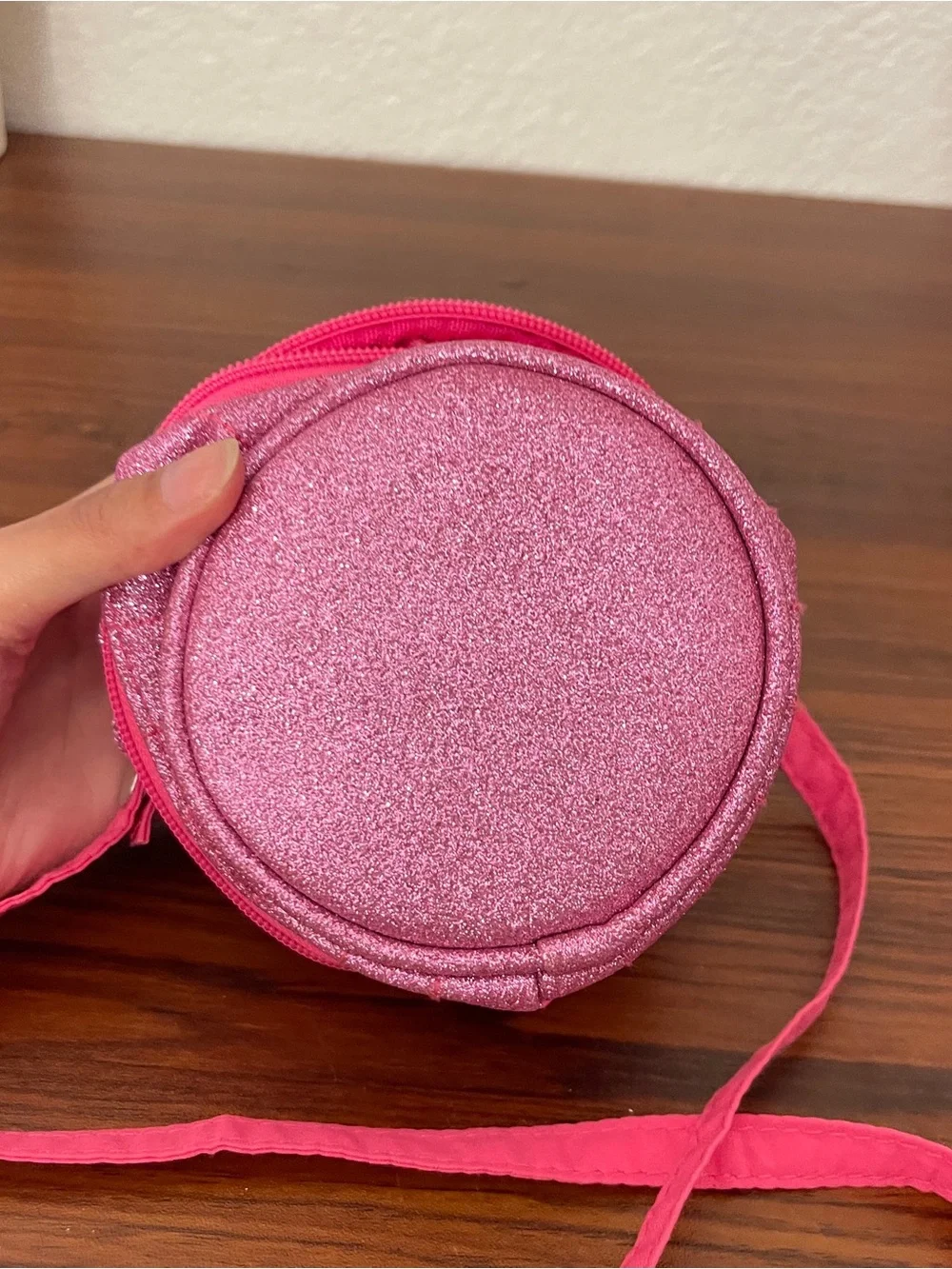 Claire's Pink Cupcake Crossbody Bag with Sprinkles